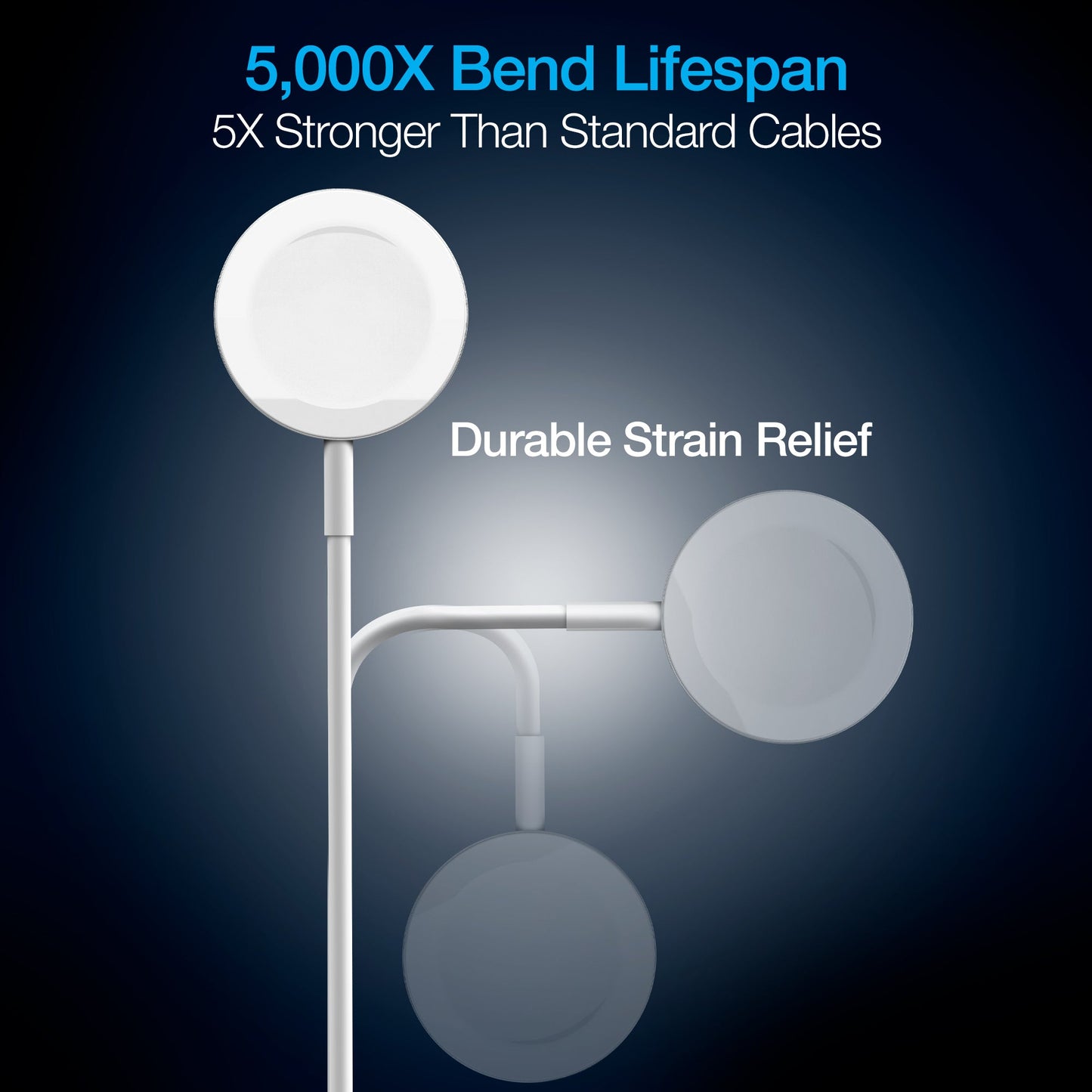 Naztech Magnetic Charging Cable for Apple Watch 3ft (15599-HYP)