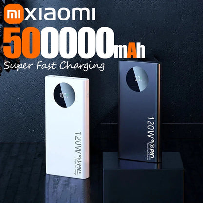 Xiaomi 50000mAh Power Bank 120W Fast Charging High-Capacity Portable Battery Charger Moblie Powerbank For iPhone Samsung Huawei