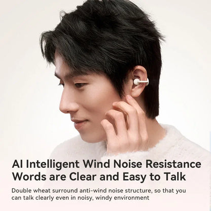 Sanag Z37 Open-Ear Bluetooth Earphones – AI Audio, Ear Clip Design, Sports-Ready