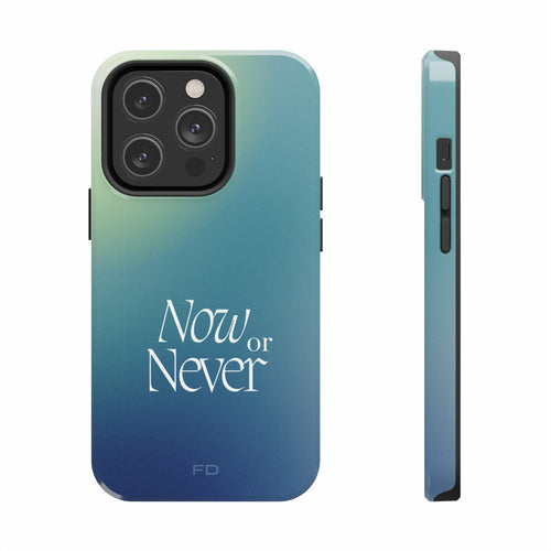 Now or Never Tough iPhone Case with Wireless Charging