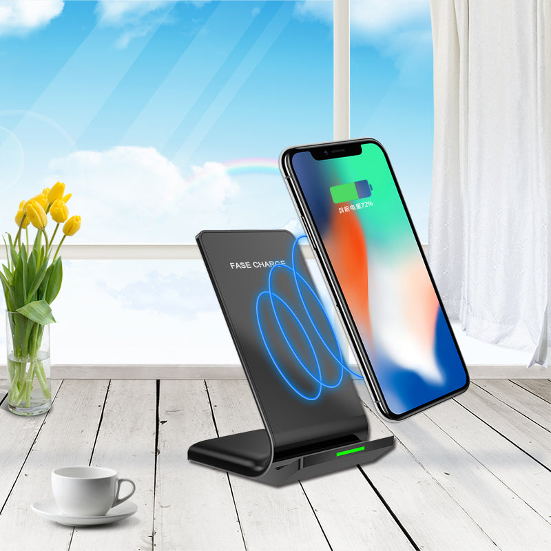 10W Fast Wireless Charging Stand for Mobile Phones