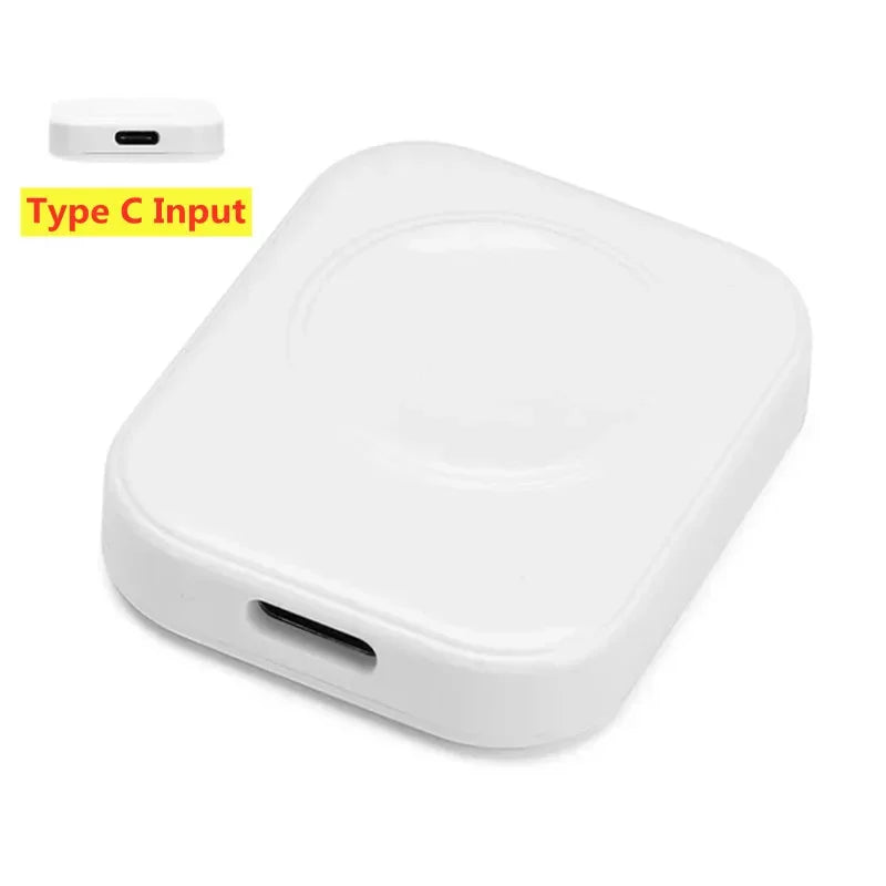 VIKEFON Fast Magnetic Watch Wireless Charger for Apple Watch Series IWatch 9 8 7 6 5 Dock Adapter Type C 8PIN Portable Charging