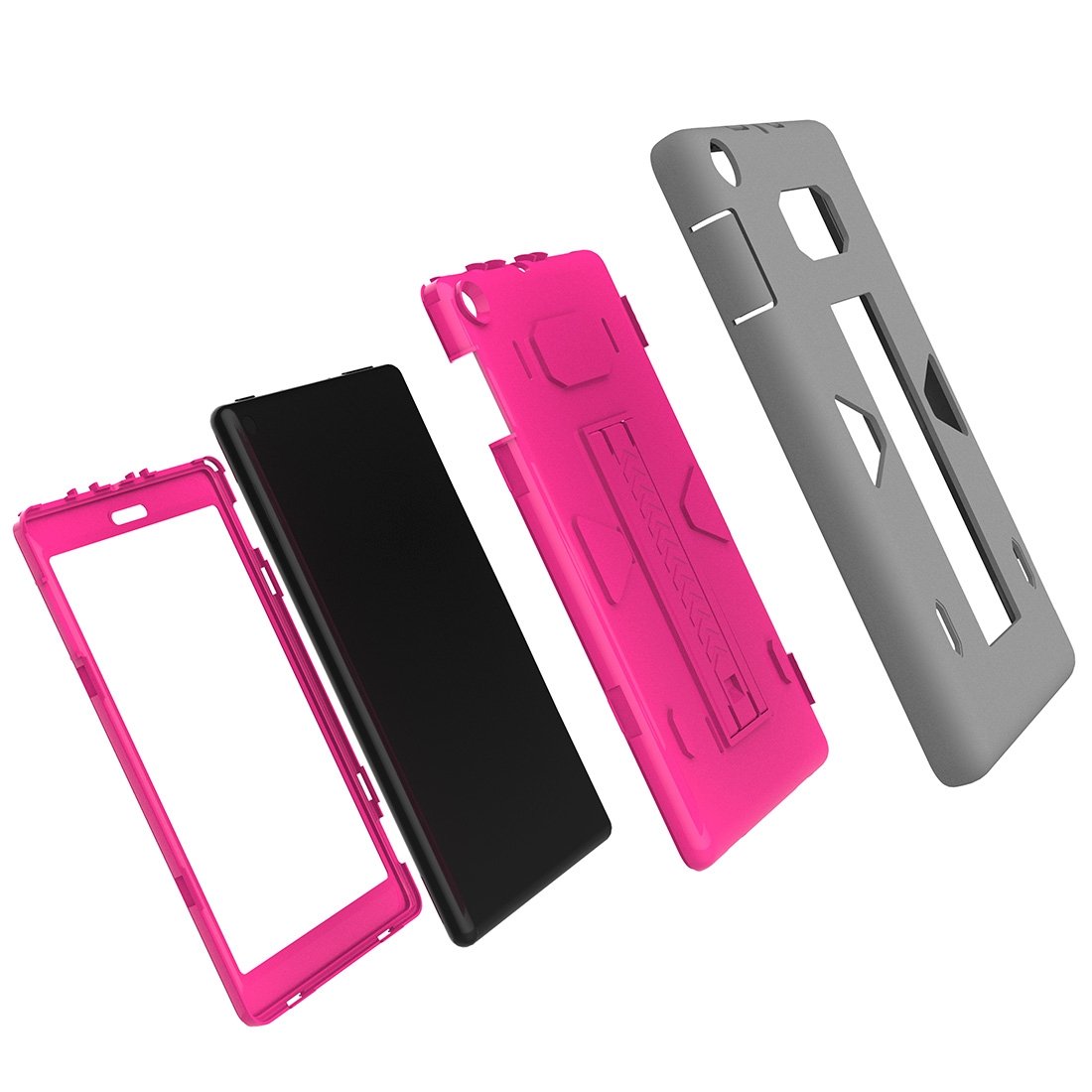AMZER PC+Silicone Shockproof Protective Back Cover