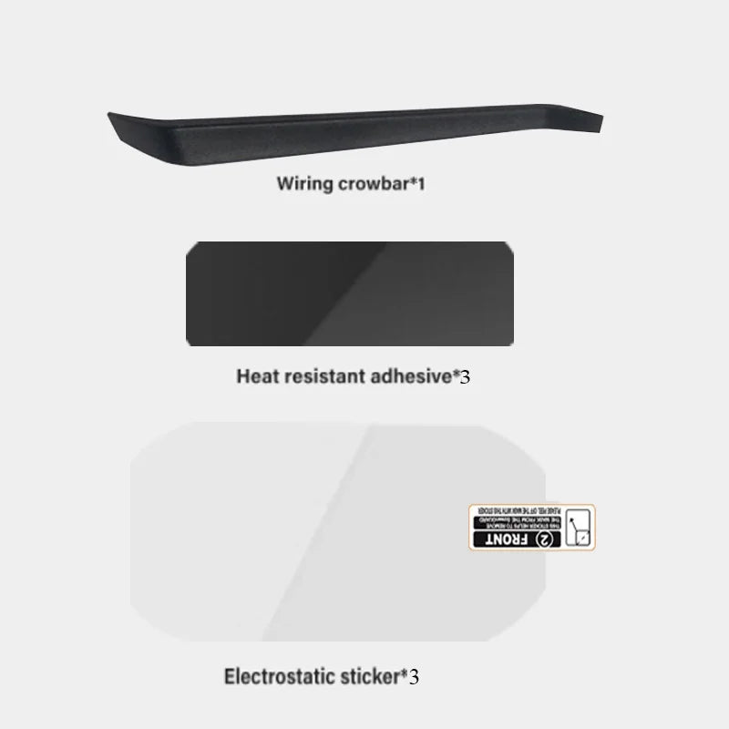 70mai A400 & RC09 Mounting Kit Electrostatic Film + 3M Adhesive