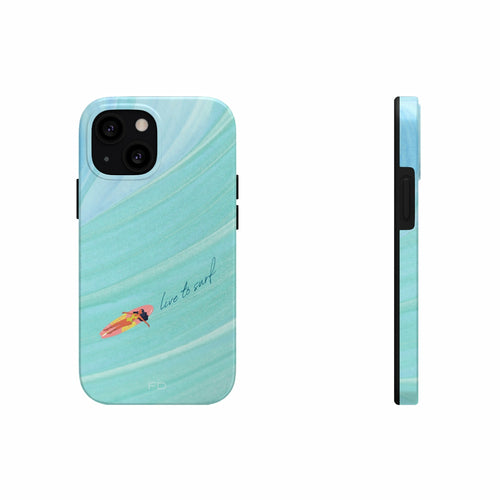 Live to Surf Tough iPhone Case with Wireless Charging