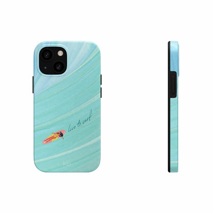 Live to Surf Tough iPhone Case with Wireless Charging