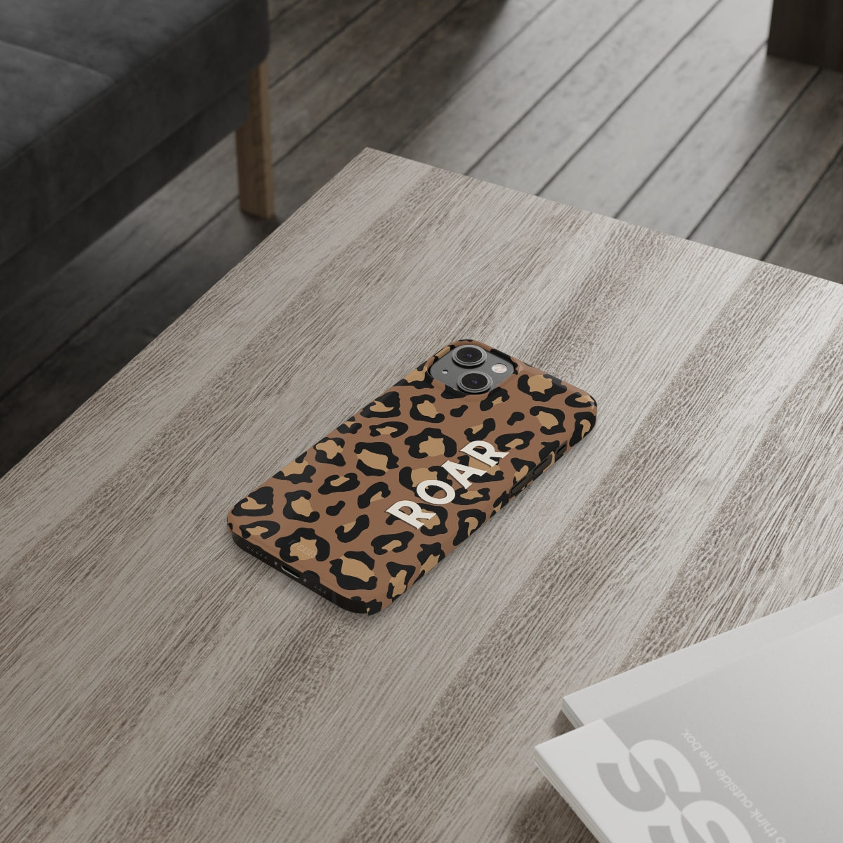Leopard Print Slim iPhone 14 Case