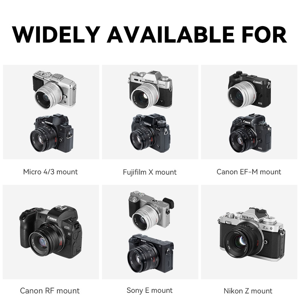 7artisans 7 Artisans 35mm F1.4 Mark Ii Aps-c Prime Lens For Sony E