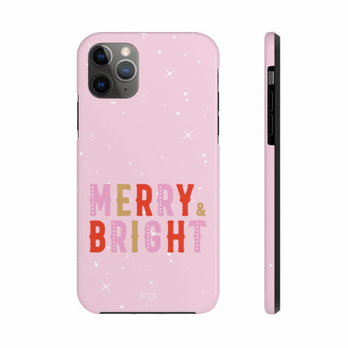 Merry & Bright Tough iPhone Case with Wireless Charging