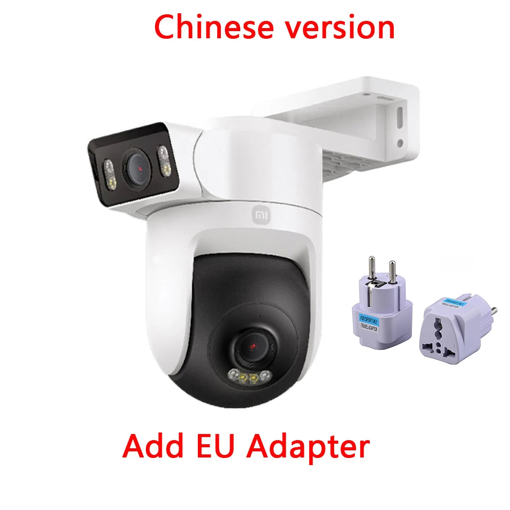 Xiaomi CW500 Dual-Camera Outdoor CCTV – AI Detection, Full-Color Night Vision, IP66 Waterproof