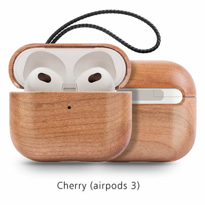 Natural Style Wood Case for Bluetooth Earbuds