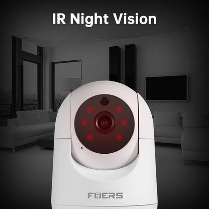 FUERS 5MP WiFi Indoor Camera – AI Tracking, Color Night Vision, Tuya Smart Compatible