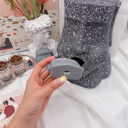 Chic Stone Inspired Silicone Case for Bluetooth Earbuds