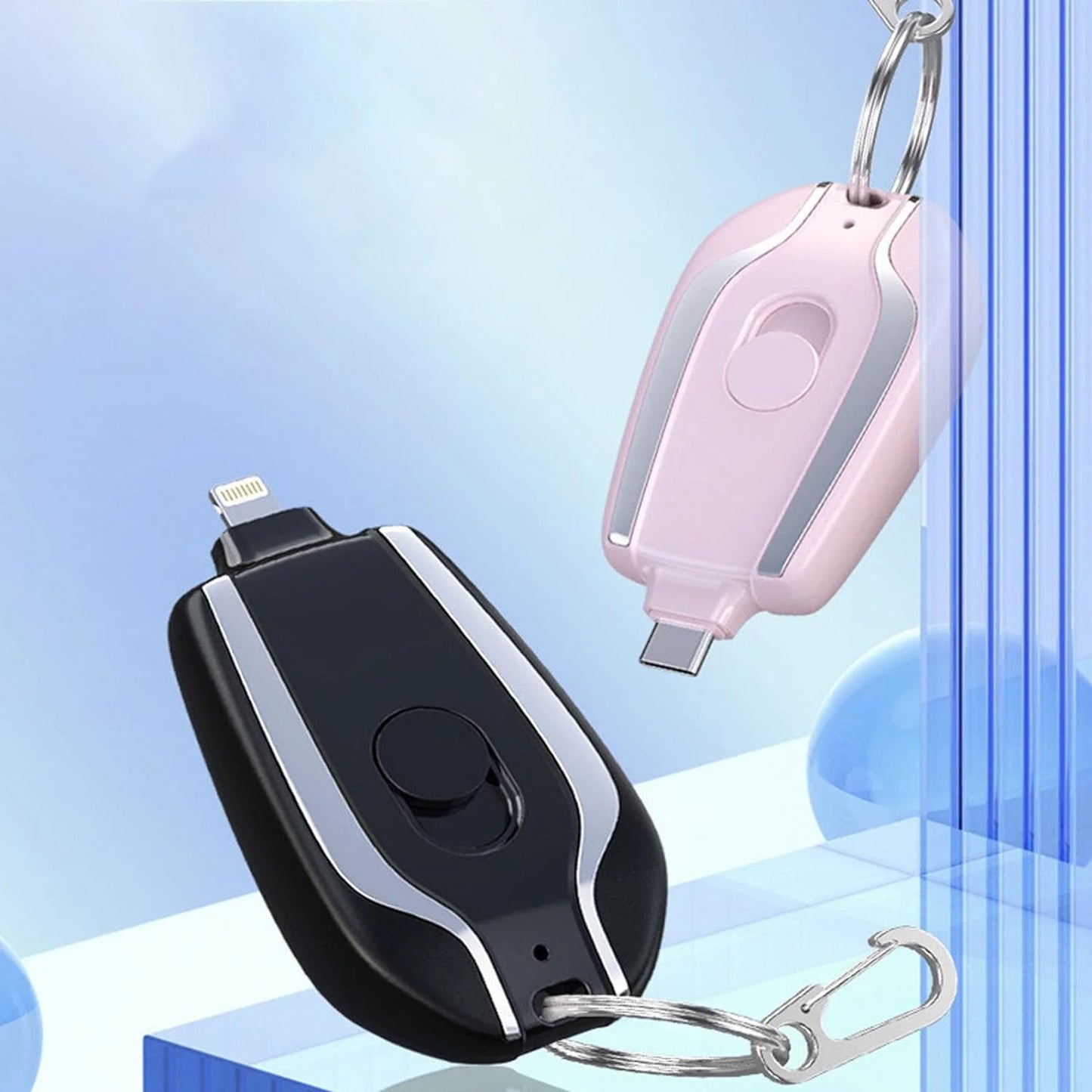 Min Pod Keychain Charger, Mini Pod Keychain Charger, Keychain Phone Charger, Portable Keychain Phone Charger