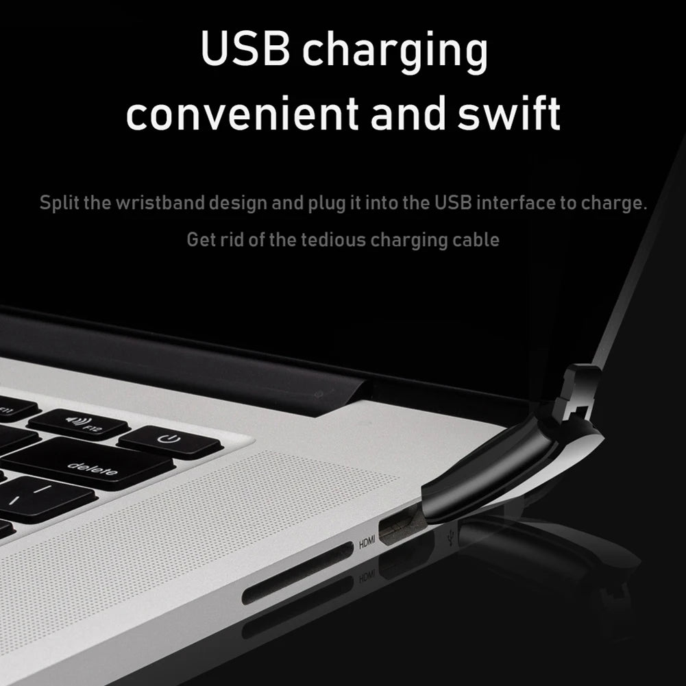 FLLF Fitness Bracelet Blood Pressure Measurement Pedometer Smart Band Heart Rate Monitor Waterproof Health Tracker Watch A