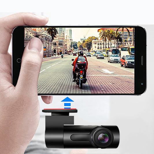 WiFi Car Dash Cam with 360° Rotation, App Control & 1080P HD Recording