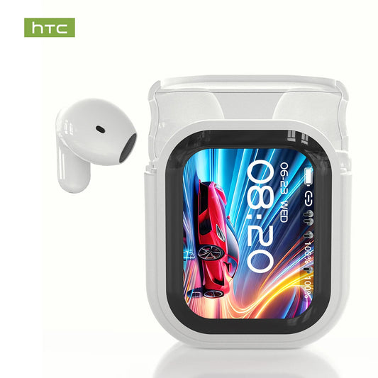 Translator HTC NE20 New Bluetooth 6.0 Wireless Headphones Translation Earphones IPX4 Waterproof Rating Long Battery Life