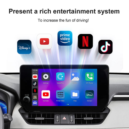 LEXXSON 3-in-1 CarPlay AI Box – Android 13, Wireless Android Auto, USB TV Adapter