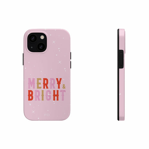 Merry & Bright Tough iPhone Case with Wireless Charging
