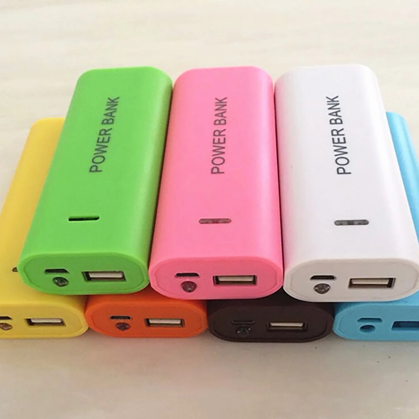 2*18650 USB Power Bank Empty Case Portable 5V 5600mAh DIY Battery Holder Without Battery Welding Free Charger Box for Phone