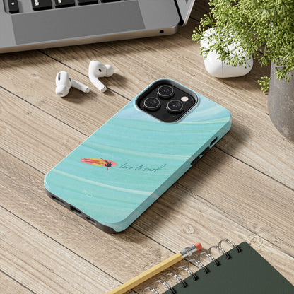 Live to Surf Tough iPhone Case with Wireless Charging