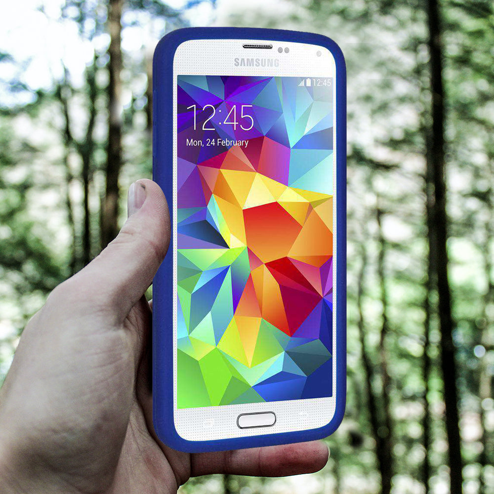 AMZER Silicone Skin Jelly Case for Samsung Galaxy S5 Neo SM G903F