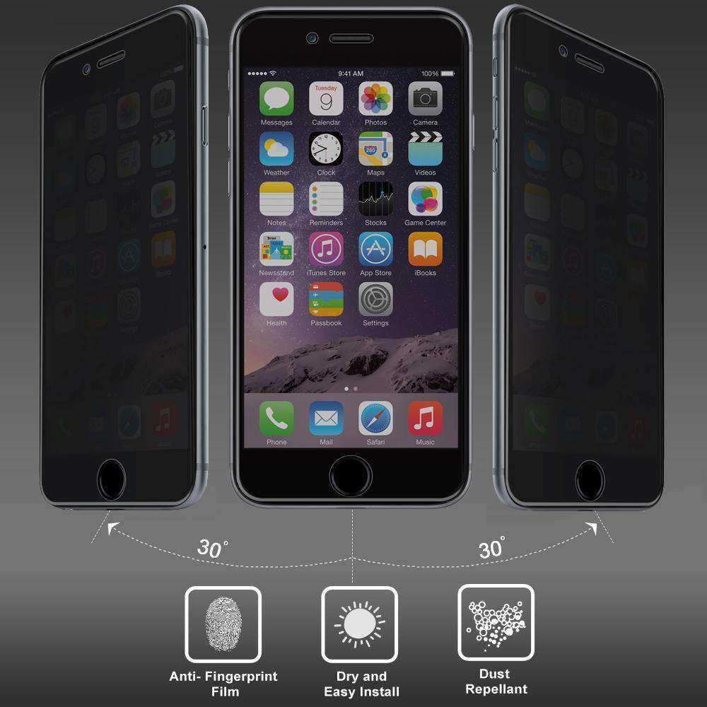 AMZER Kristal Privacy Tempered Glass HD Edge2Edge Screen Protector