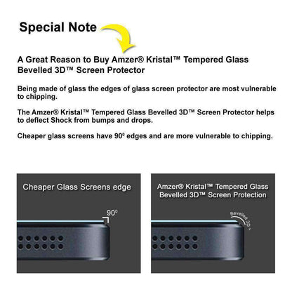 AMZER Kristal Privacy Tempered Glass HD Edge2Edge Screen Protector
