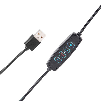 10" LED Ring Light with Adjustable Tripod Stand, Desk Mount & Bluetooth Remote