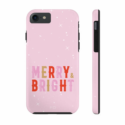 Merry & Bright Tough iPhone Case with Wireless Charging