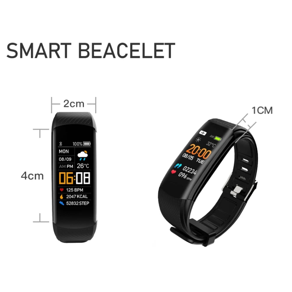 Best Pick Fitness Bracelet Blood Pressure Measurement Pedometer Smart Band Heart Rate Monitor Waterproof Health Tracker Watch A