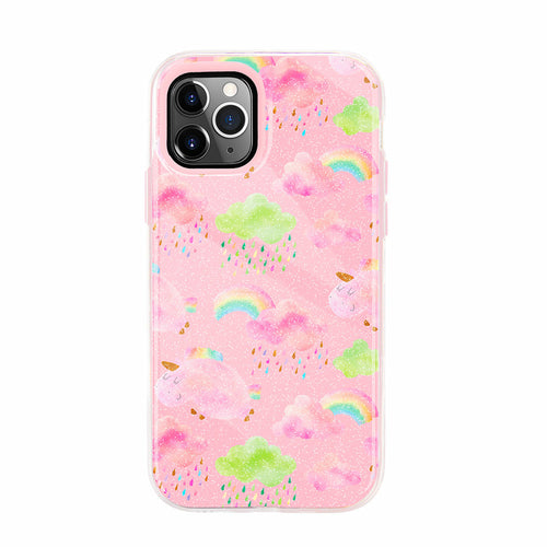Dual Layer Protective Floral Hybrid Case for iPhone 12 Mini