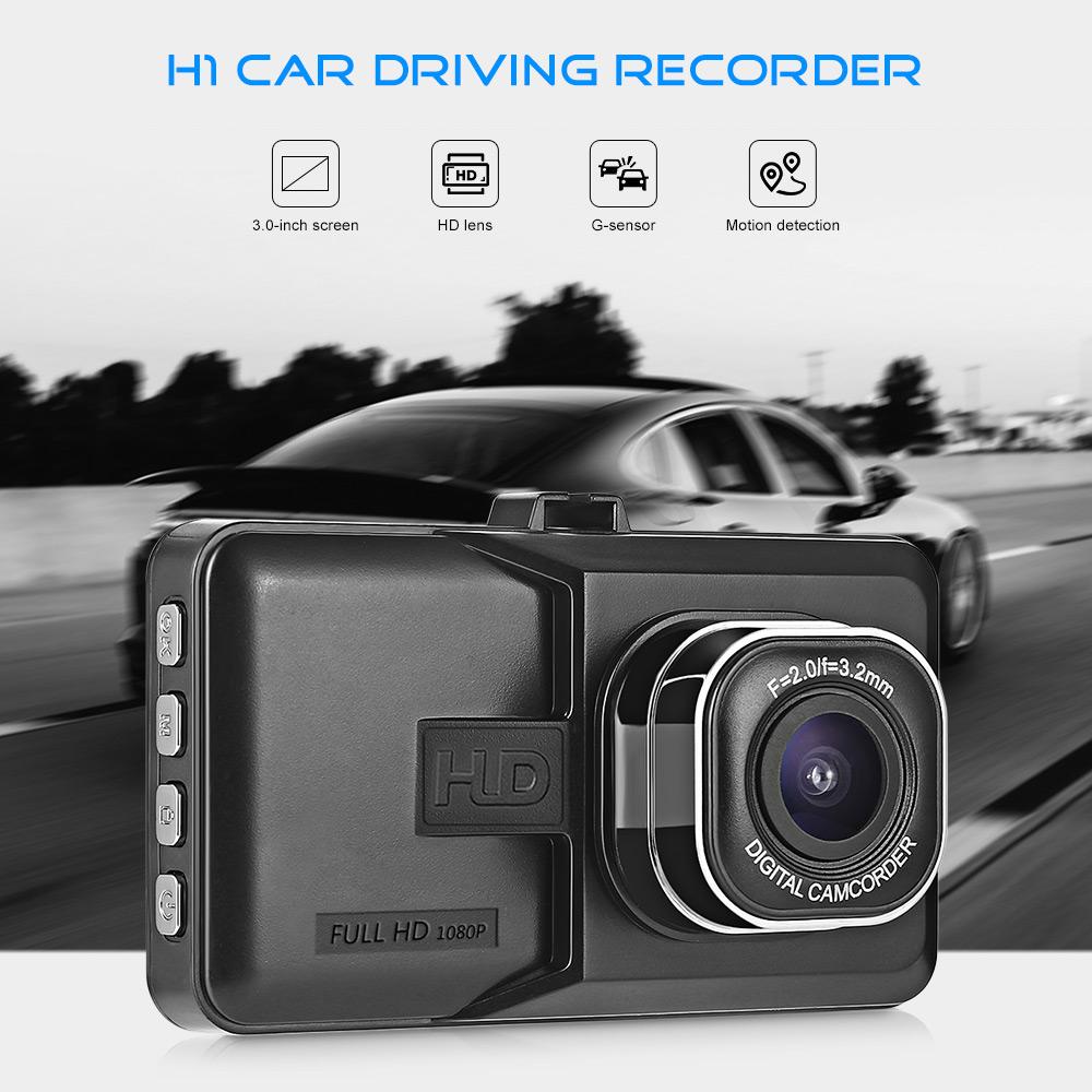 Black Box 1080P HD Dash Cam with G Sensor and Loop Recording