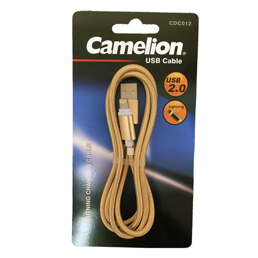 Nylon 3 Foot Lightning USB Charging Cord Blister Pack