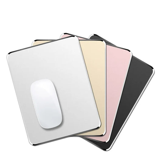 Aluminum Metal Mouse Pad Mat Hard Smooth Matte Thin Non-Slip