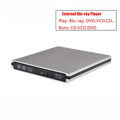 External USB3.0  Blu-Ray Burner Writer Optical DVD Drive BD-RE 3D