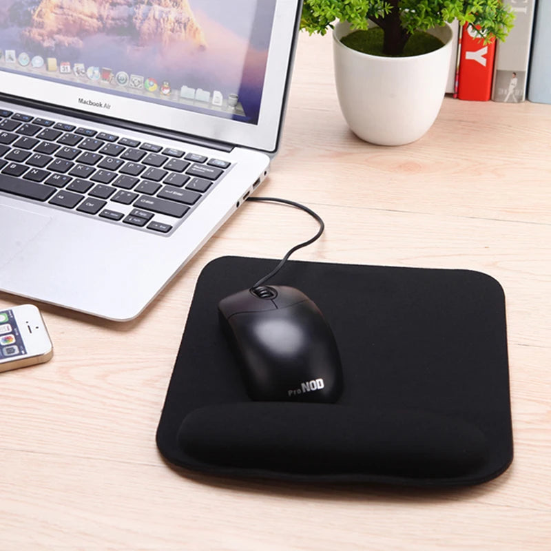 Professional Optical Trackball PC Thicken Mouse Pad Support Wrist