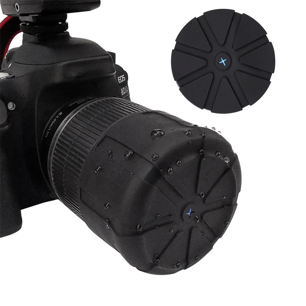 Silicone Universal Lens Cap DSLR Lenses Scratch Proof Waterproof Lens