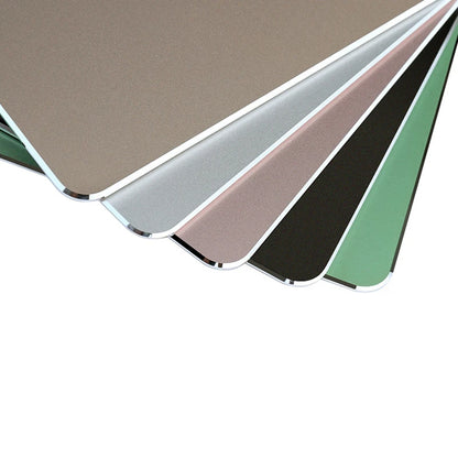 Aluminum Metal Mouse Pad Mat Hard Smooth Matte Thin Non-Slip