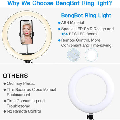 26 33CM Video Lights Dimmable Light Selfie LED Ring Light USB Ring