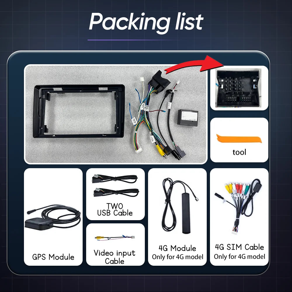 Car Android 16 Radio Stereo For Citroen Berlingo B9 Peugeot Partner