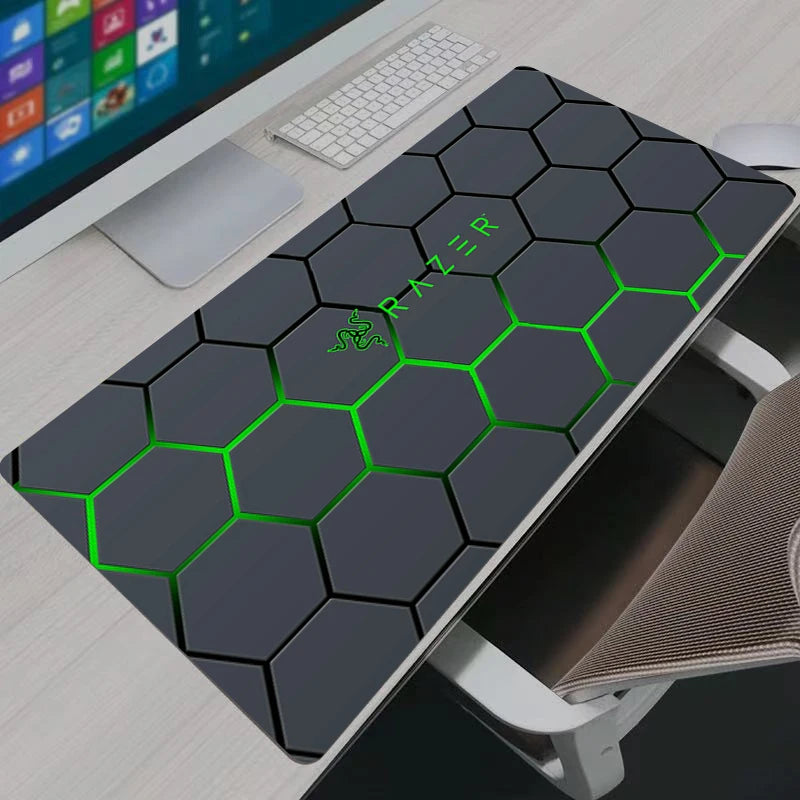 Razer Hexagon Mouse Pad Anime Gaming Accessories XXL Carpet Gamer PC