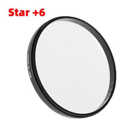 6 Line Star Lens Filter for 49 52 55 58mm 62mm 67mm 72mm 77mm 82mm
