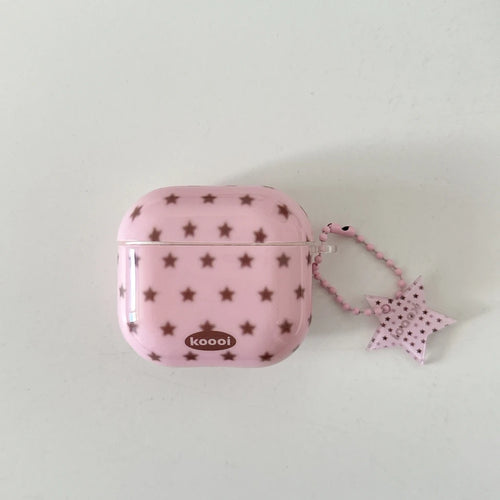 Simple Solid Color Full Screen Stars Pendant Shockproof Protective