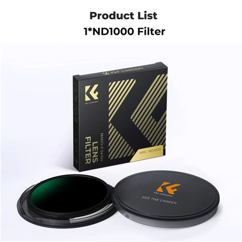 K&F CONCEPT 49-82mm ND Filters ND4/ND8/ND64/ND1000/GND8/GND16 Camera