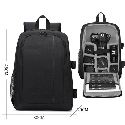 Shoulder Camera Bag Backpack Suitable for Canon, Nikon, Sony Digital