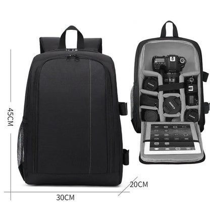 Shoulder Camera Bag Backpack Suitable for Canon, Nikon, Sony Digital