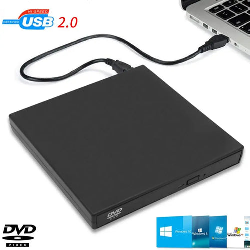 DeepFox USB External CD DVD Reader CD/DVD Drive USB2.0 External Disk