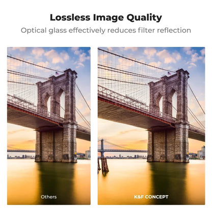 K&F CONCEPT 49-82mm ND Filters ND4/ND8/ND64/ND1000/GND8/GND16 Camera
