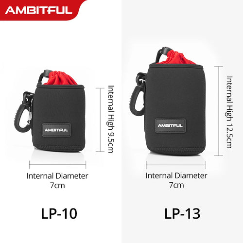 S/M/L/XL Camera Lens Pouch Drawstring Bag for All Camera DSLR